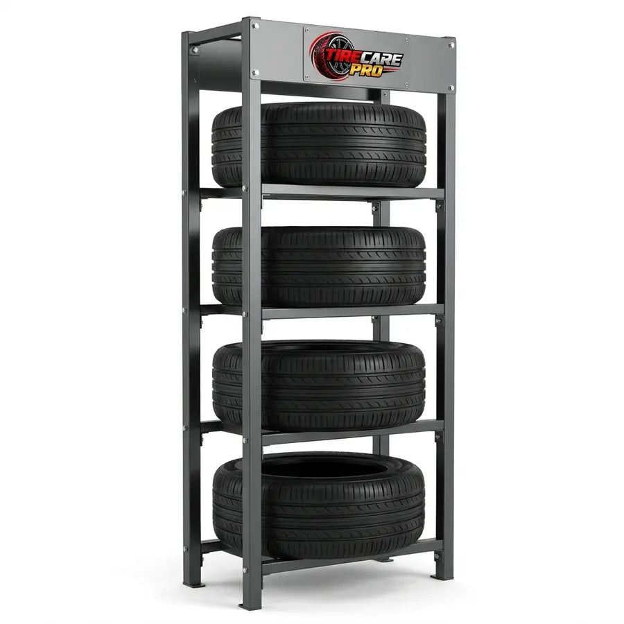 Tire Care Pro 4-Tier Tire Storage Rack - Tire Care Pro