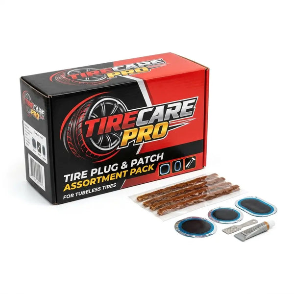 Tire Care Pro Tire Plug & Patch Assortment Pack - Tire Care Pro
